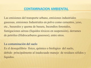 Contaminacion Ambiental