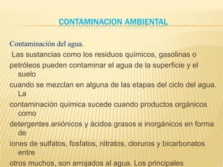 Contaminacion Ambiental