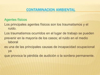 Contaminacion Ambiental