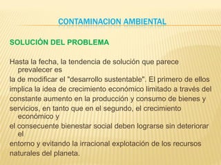 Contaminacion Ambiental