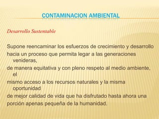 Contaminacion Ambiental