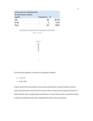 Contaminación ambiental causada por el mal manejo de basuras y residuos ...