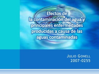 JULIO GONELL
2007-0255
 