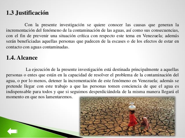 Contaminacion del agua presentacion