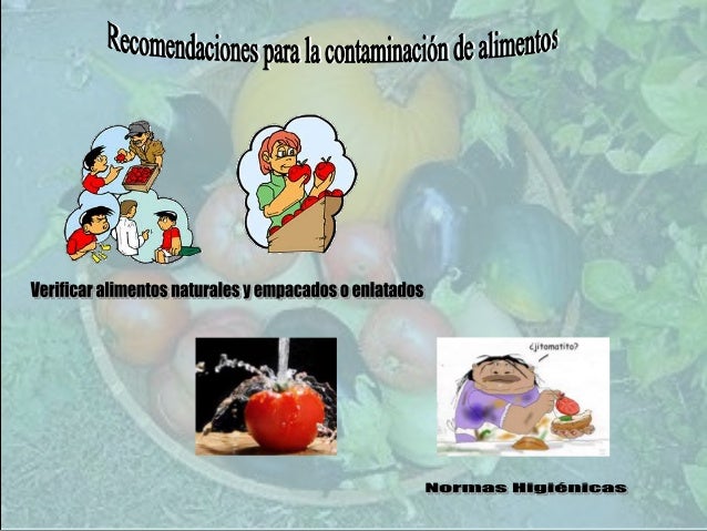 Contaminacion De Los Alimentos