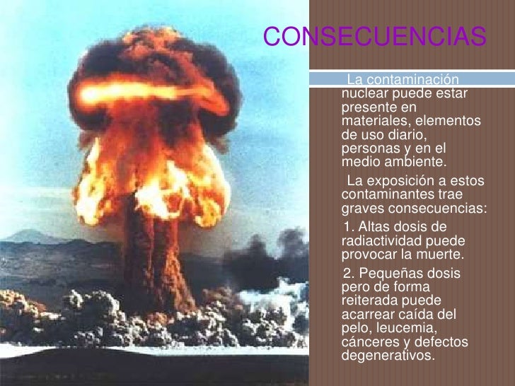 Contaminación Radioactiva