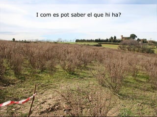 I com es pot saber el que hi ha? 