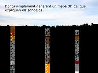 Doncs simplement generant un mapa 3D del que expliquen els sondejos. 