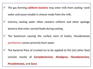 Contamination of foods | PPTX