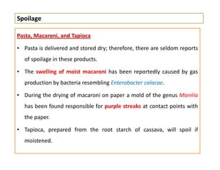 Contamination, preservation, and spoilage of cereals | PDF