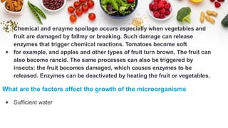 Contamination , spoilage and preservation of food .pptx