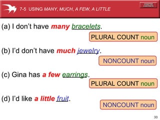 Cont and non count nouns | PPS