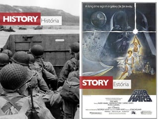 STORY Estória
HISTORY História
 