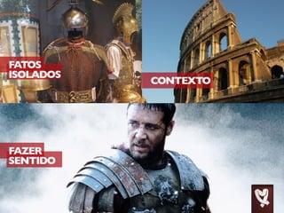 FATOS
ISOLADOS
FAZER
SENTIDO
CONTEXTO
 