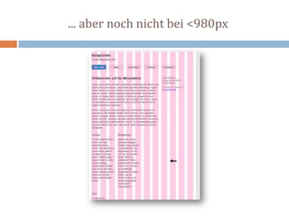 ... aber noch nicht bei <980px
 