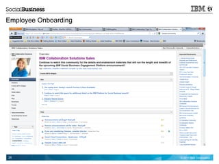 Employee Onboarding




26                    © 2011 IBM Corporation
 