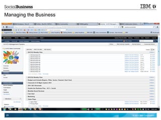 Managing the Business




28                      © 2011 IBM Corporation
 