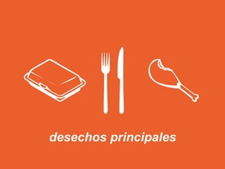 desechos principales
 