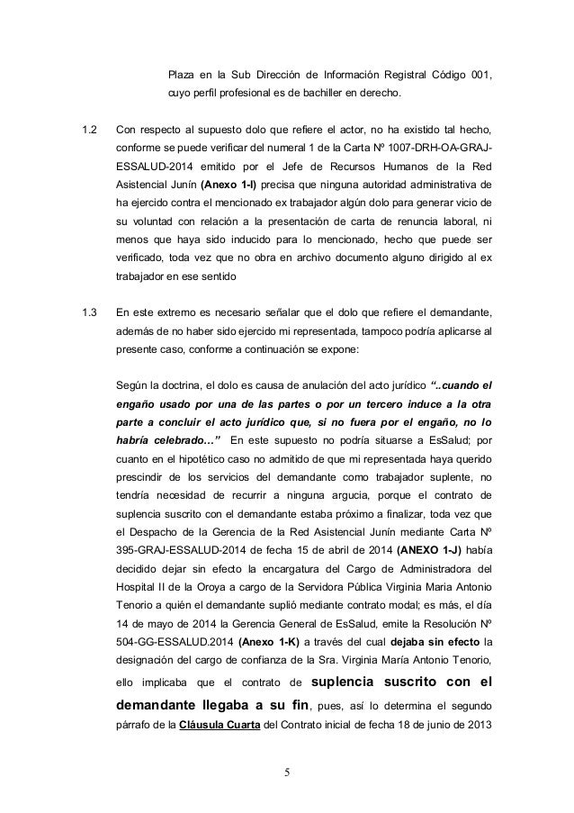 Cont demanda laboral de reposicion laboral