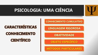 PSICOLOGIA: UMA CIÊNCIA
 