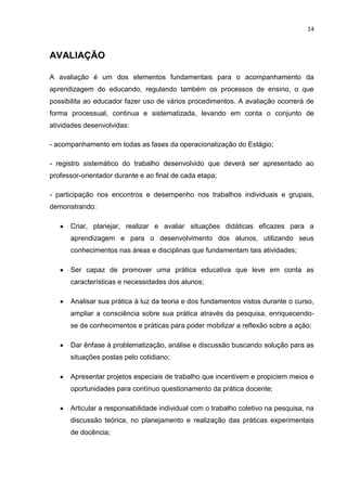 ESTÁGIO SUPERVISIONADO NA EDUCAÇÃO INFANTIL 