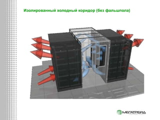 Изолированный холодный коридор (без фальшпола)
 