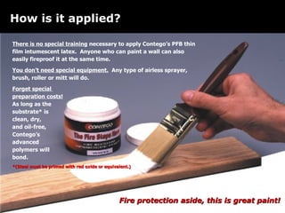 contego intumescent paint