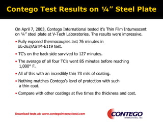 contego intumescent paint