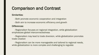 contemporary about regionalism and Globalization | PPTX