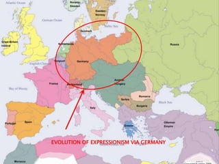 ANUPA BHATTA 206
DIPESH PRADHAN 215

EVOLUTION OF EXPRESSIONISM VIA GERMANY

EXPRESSIONISM

 