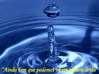“Ainda bem que podemos vê em câmera lenta”
 