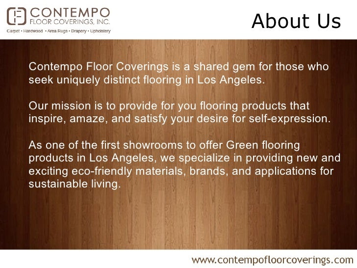 Contempo Floor Coverings Eco Friendly Hardwood Flooring In