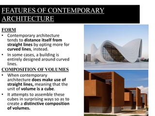 Contemporary architecture | PPTX