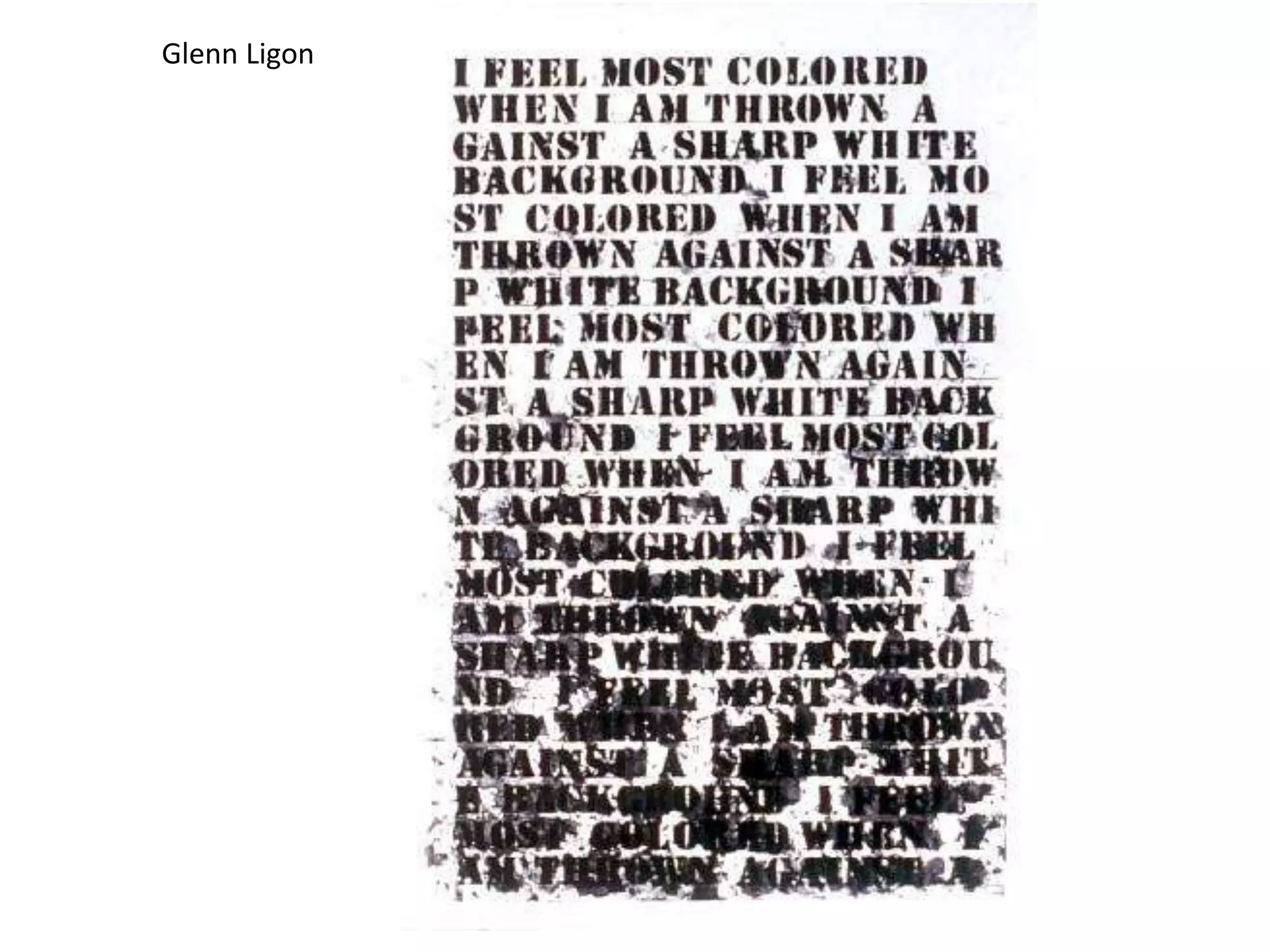 Glenn Ligon