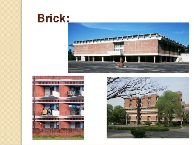 Contemporary building materials Contemporary building materials