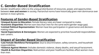 Female Stratification Education and Society: A Contemporary Indian Perspective | PPTX