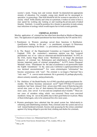 ZDVUHSRUWHGWRKDYHVDLG³:KHQDPDQFDOOVKLVZLIHWR
VDWLVI KLVGHVLUHVKHPXVWJRWRKLPHYHQLIVKHLVRFFXSLHGDWWKHRYHQ ´
$QGKH
ZDV DOVR TXRWHG DVVDLQJ³,IDZRPDQUHIXVHVKHUKXVEDQG©VEHGDQGKHSDVVHV
WKH QLJKW DQJU ZLWK KHUWKHDQJHOVZLOOFXUVHKHUXQWLOWKHPRUQLQJ´
,VODDPD
ZRPDQ LV REOLJHG WRJLYHKHUVHOIWRKHUKXVEDQGDQGKHPDQRWEHFKDUJHGZLWK
UDSH2IFRXUVHLIDZRPDQLVSKVLFDOOLOORUH[KDXVWHGKHUKXVEDQGVKRXOGWDNH
KHUFRQGLWLRQLQWRFRQVLGHUDWLRQDQGQRWIRUFHKLPVHOIXSRQKHU


ROOHFWHGEDW7LUPLWKHHVHH0LVKNDW $O0DVDELKYROS 