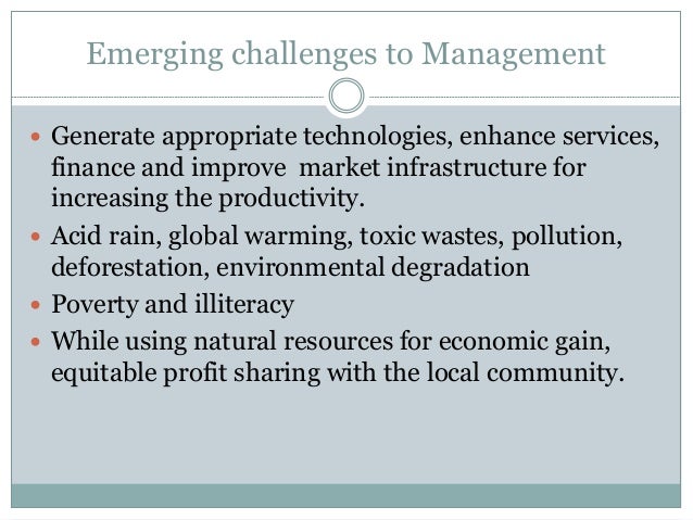 sustainable development as contemporary issue in management contemporary issue management