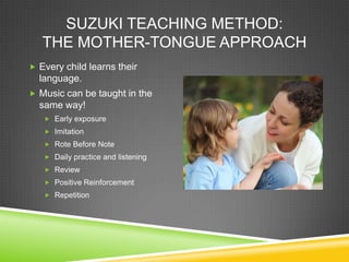 Contemporary learning theories and the Suzuki Method | PPTX