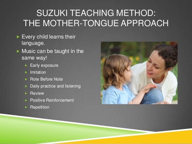 Suzuki Method Language Learning Suzuki Method Language Learning