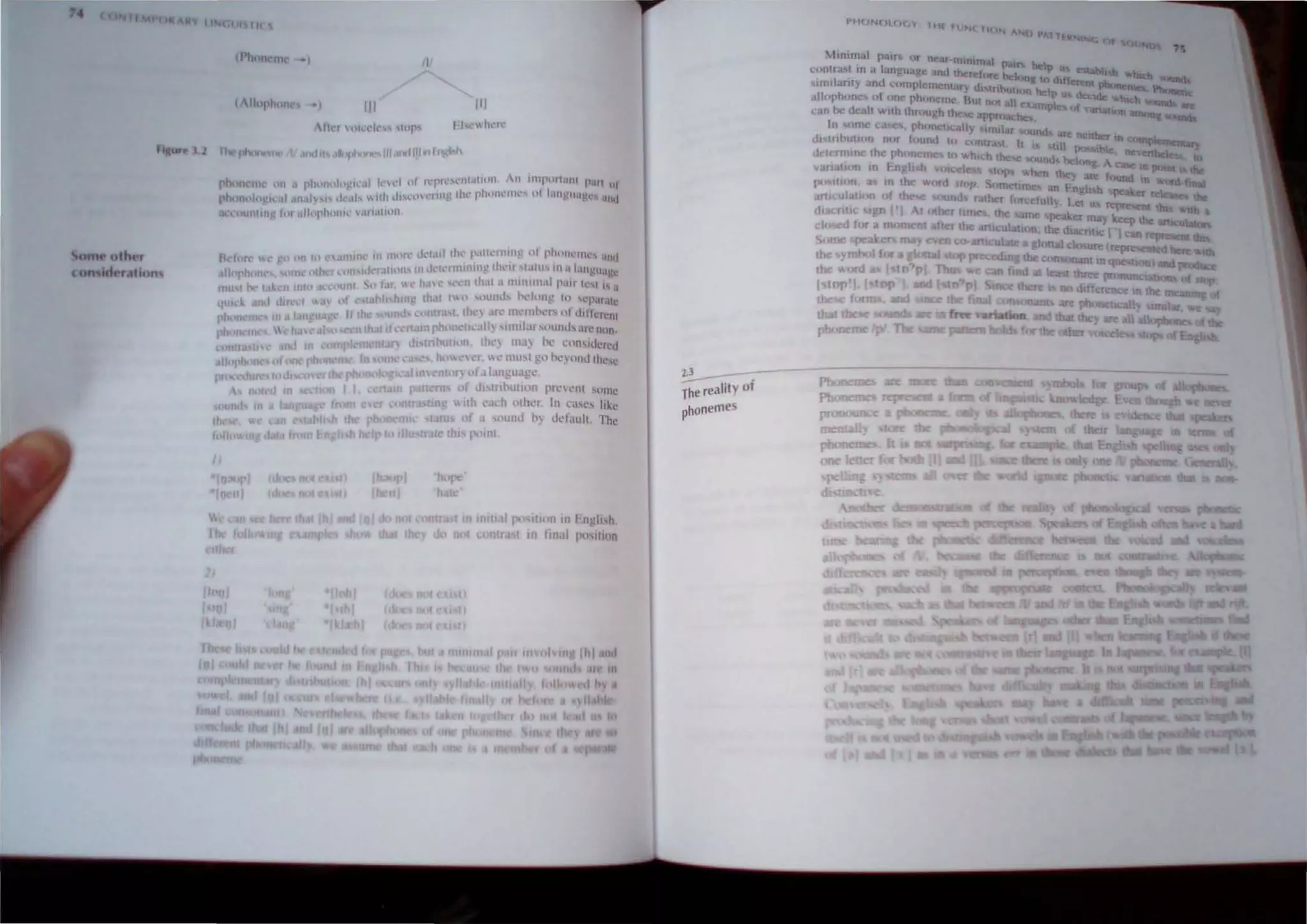 Z.3 _ - -
Tlte reality of
pltonemes
 