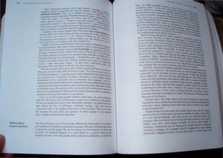 Tall.ing .lhout
 OIl1t n .1Ild OWIl
In L L TI
Oth r dllh.ort"JlCl' hc:leCn mt.·n·~ and ",omen'" Ian
,f'V"JlklOtt I l.wch ClHtlmumllC' arc ,cc!n 10 women', m gUage in t
"_ " '-- _ orC! c
polit~n~'s formulus Tn~n.' are a num,,,,r at Way in h. r"<ju~L
l Il1l11an,h) can be ill/ligated III Engl~"h Instead of "mply"" a'~h ""J...,''It "f
'(h',n t/" w",'/"II"I' we mIght say Pleuse opel! Ihe hUrd )' ng l<lS
I .,' • . , 0
," •
pIt (1[" ('pen thl" u"IIuloH' . Could .O~I open the l.'lIJdoh·')' ,  ,' "'lild
opn,illg th,' "'/IIdtl"'~', 'D~) yolt fit~d /I slUffy ill here", and ,~oUld ~o~ "'"
III It'" dirt'd ;1" 01 mal..IIlg Lhe requesLthan the slraighlf on, ~
~
~nd II i, "'aimed: w(luld more likely be e~,ploYed by womc~fI>.ard illlPcrili~
SImilarly. ,,,me sllId":,,uggesl Ihal women use more verbal
dl' m~n. These an! words ,uch as perhaps or mavbe (a, in ~~- hedges h.
,r. '/ I'd .) h' • COuld 1.'<II
S:O 10 lireel't' II('XI SIIIII/IlL r .lor OUI zo I G.' S W Ich are Ie , Pt'''/rq
~lmVe"alioIlS Lhan ullerances wilhoUL hedges (e,g" e .,hoUI;' a"Cl1ie p.
",',t ,/I/I/11ler for our /lOlidtll's), (See also seclion 5,3,) go In Gr. In
, d ~
Finally. II has been nOLed that men len ~o use more vemacular
to slandard fonns, Men, lend to altach ~Slllve v~lue L
O non-slanda.s op~
Their use is scen as havong on-group co~ert prestige (as 0PIJO· d ard fOnn
Idd ' d ' 'CLOth"
P~'sllgc of sLandard fomls), n ee , on a stu ) on o rwich I
'L eOen
". ' , . ' Was fo
mcn onen claimed 10 use more non-standard fonns than the)· a und!hat
" ' _' , CtuaIl) d'
Normally men also usc bad language ~onsld"rably more tha . Id UIe,
'I I .. I d d n lIornen
helon,!! to Ihe same SOCIa C ass, n ee , among some men iL ' . ho
. I " IS cOns d
lIIacho _ rather than plaon vu gar - to spice one s utterances ' . I erect
maximally taboo four leiter words like shit.fllck, and CUIIf, nehl) 11th
What do the Lhree phenomena lhat we have considered have'
. , III COrn
Wh) docs women's usage differ from that of men? The answer see. 1110n?
, ' · h ' · d ' d ' mStohave
do with savon!! fnce (I.e.. ' OVlrIg respecl an consI eraLlon for olh) 10
less frequent u,e of politeness formulas, reluctance LO use hed ers ,Men's
, , ' I d ' ' I ' ges and th
predileclIon lor the vemacu ar (~ IrI parttcu ar bad language') has e
artrihutcd to the fact that In the SOCial construcllon of masculinit" be'l ,been
J' ng tOugh'
_ and hence inconsiderate of the face-protection needs ofthe addressee_ '
, d' B ' h ' f f ' IsofLen
conslderc a·lllue, ycontrasl. on t e constructIOn 0 emmi nity the 0 "
S . h I' " ... h' f beh' PPOSHels
the case, n. IrI t e mguIstlc "c aVIOur 0 women. aVlQur that is con 'd
_ ' SI ernte
and proteels the lace (,fthe ,Iddressee IS preferred,
Since 1' arc discussing gender-.variable usage here we must elnph '
. , aSlze
thai all of the aoo'c ays of phrasmg a request are availanle to all speake~
nUt are not ,'qually selcl'tcd ny male and female speakers, An important fa t '
that :llkets the u,,: (If politeness formulas. hedges, und n()n-stan~ o~
emacular forms is the degn:e ()I formality of the ,itual lon, The more fnmarl
. , q
the sItuatIon the mure likely are ,speakers of either gender tn lise slandard
lilrTns, h,'dges, und politene" formula,s,
Thl n1("t uhvluus  ay In  hkh gender difkrl'Il""s  Itb Icspe(i tll,lll'fcr"lI!
arc manikstld lI1!'ngli his grall1matu:al gender Ihe lIsl'uf hI ·lish pronoun,
Is ll1struct I.' III this n:g;lrd, We do nnl e11lplo) h,', for Inst'll1n" to rl'ln "nl
to iliaI s. In ,standard English, It Is preSLI ined .IS a 'l'tll'rIC thud rn "n
slllgular pronoun  hen tht' gender 01 the I 'kr"l1l is llnkn,, n HI 111'1,'';1l1t
Thu"', . C might (n..:nunter "
a.si.~mlU 11( /(l(/d"?· eien ,t ~~ b •
women, Howeser, n"wada ~ni~ Did ""'"
hear ul1erJ.nce, ,uch a, the f- 11111 lurall) af rtt~ -....
. . u a.....na •
/II/() their ~"" h,,"d.' ( ''''ned h ." 0 Of) e"" b l'tt.:b ~
'II'/J' d()11 I 't' ~() 1001<'finl erJl (artntt  YO< lIh ~ ~ """
a lele,.,On talk·,ho.... h'h), I ..~r and ee haz ,..~!l 'i lilt "'"
. d Ii ' nl"" ~ ""'It ....
(gender-In. e lOne) Ih"y,  hl'h nl~, ... ,_ c .... 'O' ....
, ,. E· C """,d •'14" .... t'--
prc,cnptl'"'''t ngl"h and ",h"'h d • lfead I ..-
, C enOl' n It()n - -
of unspecIfied lor po,,hl m,xed C 1UIlnddinll 011":----
h
· . h . • 2ender r • nUm"- ", ......
of I IS ,on, t e pronoun"'k and h' rOr ltaI.. '''<f alllltli~
of a ,ng.l.e gender  ho,c gend' . " are rc ."edf~ ,"'boIII1tr lih._.
cr h ....no, "I rt.le~ :~....~
EnglISh nouns. thOUGh not n, e10 1IId........
" ~ 0 enl) rnar- .--
tho,e 10 Latm, Ru"ian, or man) h cd for llfanunan
women and men, Genera.11 in En lother language,. do d' Lal &t1'Iltt I,L.
- g" no .' I lliIgu,... "'"
are at once both m:bcuhne and. .' un rekmn~ to >n ~
, ~enenc thu th ,c~n <lC
fireman, untIl comparative' recentI ' . e trad'bonal I ~
, f ' - )'''''ereu",<!'''''L tnn,flO_·_
those pro e. Slon,. There OCcaI'n II .~"" for~ •...... or
. . . "na  arc f  ..~nand .........
occupation, (lIlalla~ae,-" .I,u/,>lr' ,- , ema. f,'<m, for ,L.. ·''''>In
ed
lS', 1I,lre" "ro: nante. ...
have evoh to co.nnote more than ' h .. , P"fle '.' IlSh....... ..... '"
, ' ]U,t e gend ~ .....
occupation, •• an) obse1'.er- feel th th. er 01 the pr3Ui"
at c"';md . " !Itt of tht
women ,0 labelled. A  oman II ho ac"· - tmllar form., _ ,.,'
" L In hIm, po. dI •"Wl1t
as an actor m an mte1'.I(, not as an <leI". h. Inte ) Id<nllflt! ~I!
her someone who :I! enou, about the cO"t··e"ad that a<'lo, <:aulolt! f
ra . ....h.lc acl .1' or
The fonn ·nidl! hal been under (on>ld'rabl' , ..." l.d lO,
, f ,C C'I.'Oltln In th
respect to Its re erence, The pe1'.·a>i'ene, I· ",' cfIXentpa>l"'t!h
, . , " 1 moUc-reiere ' .
!!enencallY (3!> 111 cllill mlul!, P0.OIWIl "nd 1 nba ,>nn, u.'>Cd
- . , Q ,useUIlI of fa ) h· .
many obsenel",  ho have felt hat 'u(h Ian n 01. d. tIUltd
guage not onh !'en
value but abo perp<:tuate, and reInforce, then1 Thi . tet t!l
,. , . , '~~hm~
move to ehnunate genenc masculine t nn, from th I U '"" 11
• ' e angu~c In man
instances, the ,uffl, -1111111 has been chan,'cd to "'nd'r n ~I ~
, . . e e' c, cu..Pf' on 0Ibet
morpholo~cal rrocc,-;e, hay e reulted in the creatIon 01' f
- , . llC'ollI1ru1
l'0snlltlll bec(1111e, J. die: arna, a jirem,m )e:omc, a jiff ji~1u '. and a
dltlin'WIl be :'1.1111 'l .-lWlrp r'OIl ,)r charr) The IUII'Ulnof Ian hc..'ame the
MI(St'UlII vfCil i1t~ati(l1l
Ch~Ulg.e, ha' 011 " C"111e a~'ut In the use of pwn,'uu , In many ,
reg.l13li 1n , la', ,mil Ihe like hl e neen 0: nIl n to eliminate iii '!irnl1lI101}
mas 'lhn' I"tln" I '"J,lcing them  ith f,lf11s such as IW. Itt Of the gtnda.
ncllral ,ing.uIJr ,/1(,
R"I'I,ICcm 'nl 01 " 1'1 I1llUll'  ilh gender-neutral nn , and a [ I/O lII1jllSl
1l-I til th ' u,c ,11' thirll- 'r OIll'rtlnoun' (,'nwbute. of CI'ur;t, l"lht~
,)" ,I k s t>I, ,,:d l,mgu,l£c, Jwcalc' of the  le (ill u; sed earlCf bit
1,l11g11,lge dl " 1 t J11crd~ mi~'r  let) but tathel mould! II would pomI:
Im1h'' ,til  11,1t'  ide r 1l£lllg examrl of Ism Wll1l.'1ltJfsboIlld
I"f, tl11 'd, l)cli:rcllloll Us" ,,f langua b) I men {the ry ~
l)1ll111,,, ,'r h d" , for c. lmplcl  uld be uW
lantcd
l1lI'ft of.
, ..I  ' t of men will IOIIJ(n tn ~ Ileal
lx'h, Wl[, . n lu.... tre m n
 