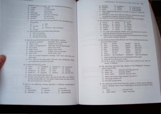 :lflfHp~ll·.n1l' (Not,.. 'elf f1JC.lIl'. I hllY ill1d 1(/ d l'lg llilll' the .
) '.lIld,lfn I,hmwhl Jltl t tell, .
I I . I " C, )
I ~, " " I 'you (sF) hought'
"~I xan d '(he) hought'
iI ) ",IX,,,,,!;,," I dllinol huy'
C) Jlafll l,arid,-Illd 'they wen: 1I0t hUYlng'
t) IIt l' dl I(JIITl 'we did not huy '
g) 111 "'" "J '(he) "u, huying'
'I ry II> matd'l'lIch 01 the i(,lIowIIIS notions w Ith u l11orphCI11 ,
Pn "'lOIn ddta, CIn the
tI) 1 c) they
h) you (s!,) i) not
(.:) Wl' gJ WU'i/wcI'C + IIlg (cnnlinllos)
d) you (1'1)
Ii I Ilow would you suy the following in l'ersi;ln?
iI) .,.II,'y w,',e huying.
h) You (Sf ) d,,1not huy,
e) You <sg) well' huy"'g,
J, The 10JI<",,,,!, Turk,," datil tnvo/ves allomorph ,e varialton,
.t,
a) lok"nla 'il r",(aL" wit , lokantuda 'inIal a restaurant'
h) KaplU ';, doOJ' kapwda ' ",/al a doo, ,
c) ralldnu 'an "I'po,,1I"ll'/1I' randevuda '",/at an appointment'
d) ha r.it head' haJta .mlat a hcad'
e) kllap'a hook ' kitapta 'tn/al a hook'
I) k"lruk an u""c",,,r' koltukta ' inlat an armchair'
/-') la"d 'a ,idc' lamfta 'in/at a sidc'
o flocs Ihe 'Iud.. ish J11OJpheml' meumng ' in/at' havc more Ihall one
,1I"n1<"I'II"
ii) If "', ,,11'11 all' Ihl' alloll101f,h,'' Descnbc Iheir distrihution, Make
your slall'lIll'lIl H"I 'l'lll'ral U po'-!'lhlc.
('on l<1l'l tl1l' J"lIo ItIg "o"Js,
11) Ik,~ s l' ) tliumphed I) pleplan (V) m) optionality
hi 1Il1l1t' I) agt.'It's' tl ra,lest 11) prettier
l') III'alld (A) g ) 11"IICl' k) n:u"iC 0) IlIb trcHI
tI) d"It~,' (V) It) 1"')111<'111 I) dl'l1llCY p) prevlcw (V)
II U"I ,I Ill'" 'II lll'tIII I' 1111 ea,h '(>1d,
1/) FIll till' ""''' "I'/llIl/llh/I', "hili I ~ tht' ha,c fill Ihe alII" frill 'I What is
IIII' b'IS,' 11I1 lit,' ~lIl1, t/I" Ie' l'llhl'l "I Ihese hll"" a l", lhe roOI rill
Ih'·l'III11,· w(lld '! If '0, wltil'h "Ill."
1',ldl III tl,,' 1,,1111 IlIg r "luII"" dfu,halt's a ddkl,'nl Itllllflhl1ll1/!lcal
I'IUll'SS
( " '/1111111 /
t) ItIIlU l illi"
hI IIlf, """
( "/111111/ II
f I '''/" elll
, ) 1'11 ,I
( '.,/frllll/ III
~) Il ... 11,"11·...11.1
I) 11111'111 1/11111'1111
cJ takeltook h) glK><lihelter
d) man/men I) helher ffi) c6nvicVconvCl
C) cat/ate j) am/are n) ,o:pnnVimprint
"
~) . 0) d"puteldi'plile
What morphologIcal process is al work in I '
column Ii!'? co umn t} column "
ii ) Describe in y our own words the difference between the .
exemplified In column I vcrsus that in column I process
iii ) Think of at least one more English example to add t h
o eae column
6, The following words can be either nouns or verbs,
a) record f) outline k) repon
b) journey g) convict I) outrage
c) exchange h) imprint m) answer
d) remark i) record n) impon
eJ surprise j) retreat 0) cripple
i) Por each word, determine whether stress placement can be used to
make lhe distinClion between noun and verb,
ii) Think of two more English examples iustrating the process of stres,
shift to mark a category distinction.
7, The following Samoan data illustrate one of the morphological processes
discussed in lhis chapter,
a) mate 'he dies' mamate ·they die'
b) nofo 'he Slays' nonofo ·they stay'
c) galue 'he works' galulue 'they work'
d) tanu 'he buries' talanu ·they bury'
e) alofa 'he love' alolofa 'they love'
f) taoto 'he lies' laooto 'they lie'
g) atruna?i 'he is intelligent' atamama?i ·they are intelligent'
i) What morphological process is illustrated by these data'?
ii) Describe how this proces works,
iii) If 'he i strong' in Samoan is lIla/osi, how would you ,a)
strong' in Samoan'
8, The following data from Agta ,'poken in the Philippines) illustrate a
specific t)pe of aft!.:<.,
a) dabl 'big' dumakal 'grow big, grow up'
b) dar.ig 'red' dumanig'redden'
c ) fur:.l~ ' hite' fumur,iw 'become white'
i)  hat" the ,lith mAg.ta meaning 'become X")
ii) What I~ p.: of .Im, is it'!
iii) o',crit>c: I,. placem.:nl.
q, Ihe f" I,) mg  onh fn)111 Chamorro, ,poken in Guam and the ~Iarlana
bl,mds, lIlu,tr,lte ,,)me of Ihe morpholog.ical processes de,cnbed m Ihlo;
d l;lltl'r,
I R,'ol
.) ,Idda 'nlimit:'
[) rh',dlloro
• adda 'mllnl,ker'
 