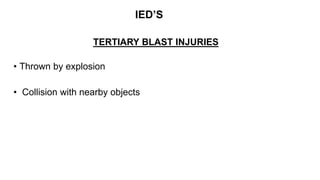 Contemporary management of ballastic injuries | PPTX