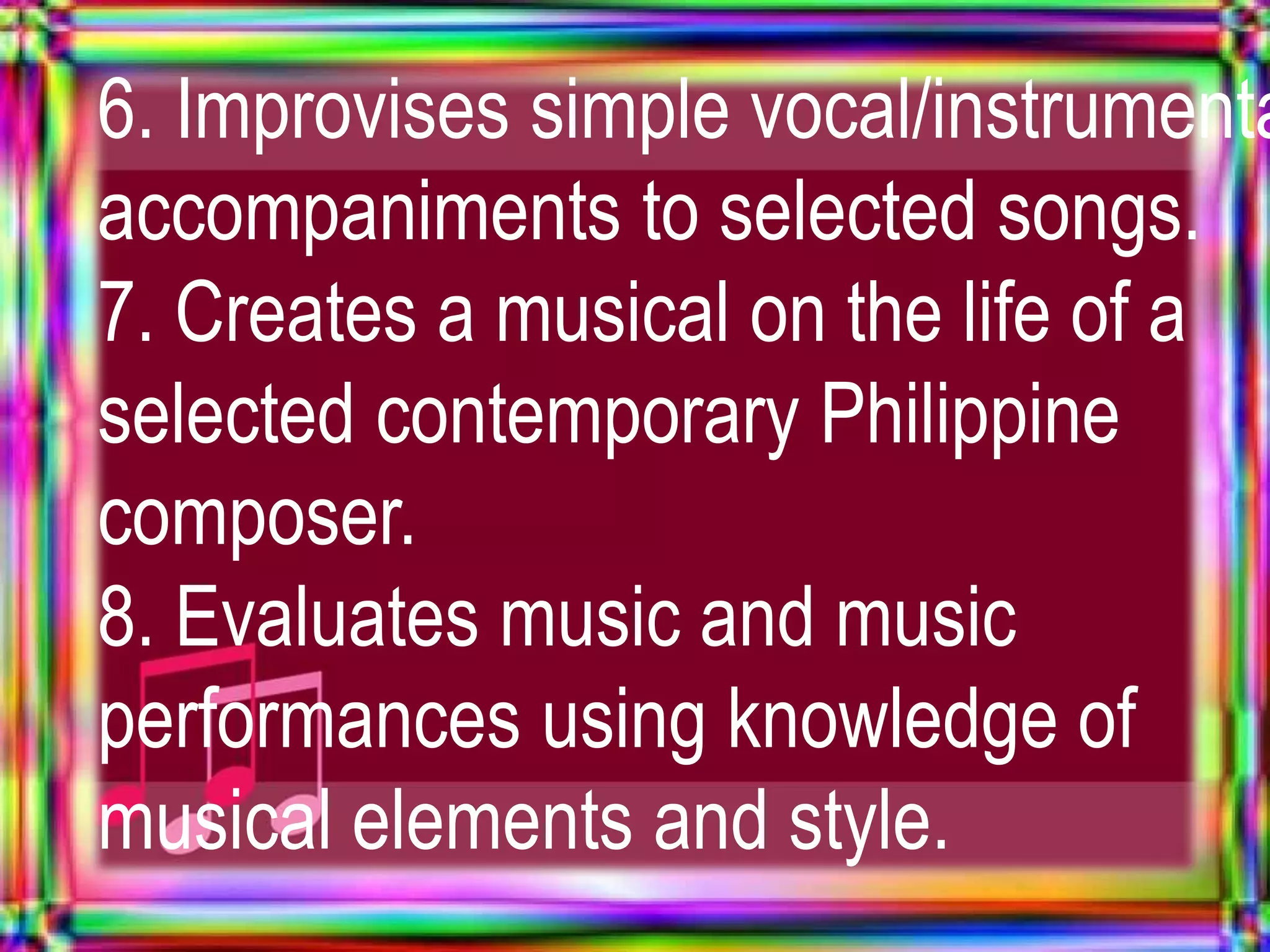Contemporary phil. music music 10-q3 | PPTX