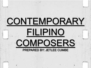 Contemporary Filipino Composer