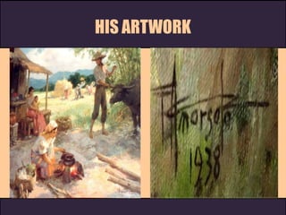 HIS ARTWORK
 