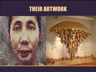 THEIR ARTWORK
Alfredo and Isabel AquilizanAlfredo and Isabel Aquilizan
 