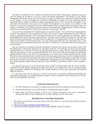 Contemporary Practices In Project Management Km | PDF