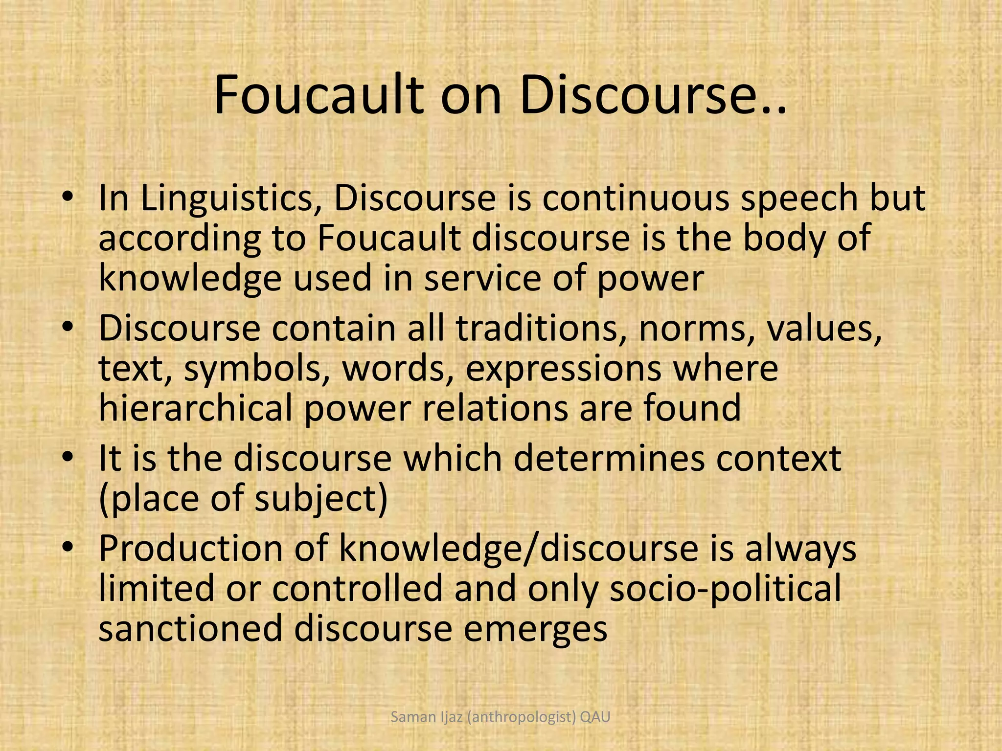 Post Structuralism (Derrida, Foucault, Jean) PPT